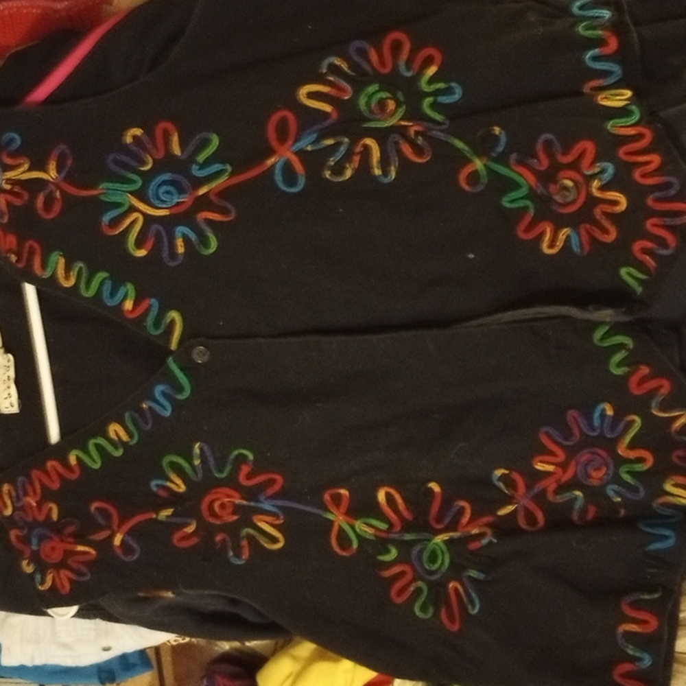 18W Carolina Colours gourgous black with beautiful design Vest